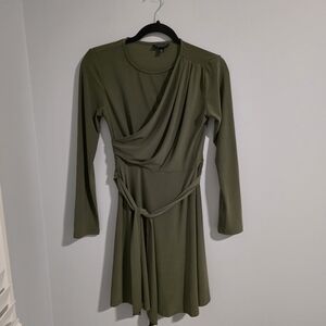 Topshop Freen Long Sleeve Dress